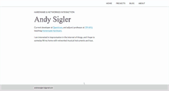 Desktop Screenshot of andysigler.com