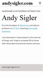 Mobile Screenshot of andysigler.com